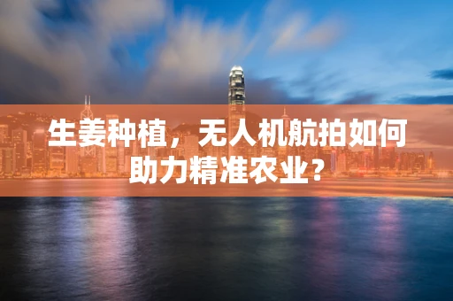 生姜种植，无人机航拍如何助力精准农业？