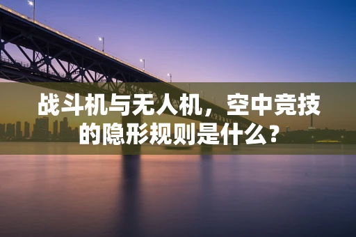 战斗机与无人机，空中竞技的隐形规则是什么？