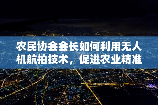 农民协会会长如何利用无人机航拍技术，促进农业精准管理与决策？